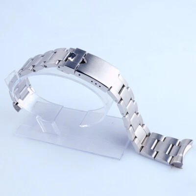 Pulsera de reloj de plata con eslabones de tornillo de acero 316L de 20 mm para Tudor Black Bay 58 Foto 1 de 4