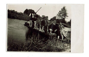 CV02 Wunderbare Aufnahme einer Bootstour im Spreewald 1926  Original Echt Foto