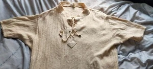 vintage 1970s viking middle ages top made in denmark lovely - Picture 1 of 5