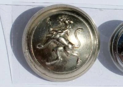 BOUTON UNIFORME MILITAIRE - BELGIQUE LION LEOPARD - ARMEE GARDE 24mm BUTTON ARMY - Photo 1/2