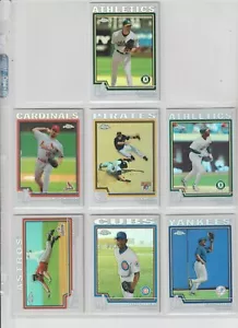 2004 TOPPS CHROME BASEBALL (13)-CARD REFRACTOR CARD LOT W/. WILLIS, G.SHIEFFIELD - Picture 1 of 2