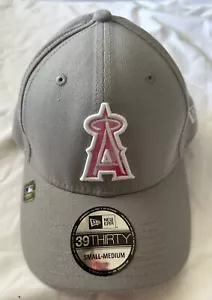 New Era 39Thirty Hat Pink Small- Medium  Los Angeles Angels - Picture 1 of 7