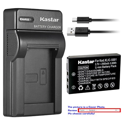 Cargador USB delgado de batería Kastar para Wacom XLA-C330 Intuos4 inalámbrico PTK-540WL Foto 1 de 4