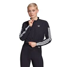 Adidas Women Originals Stylish Full Zip WINDBREAKER. Colour: Black. New