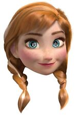 Official Licensed Product Disney Frozen Face Mask - Anna Party Fun Card