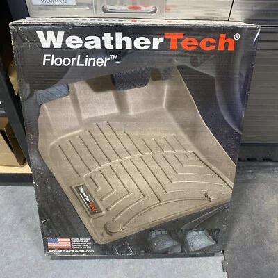 Alfombrillas personalizadas WeatherTech FloorLiner 446071 primera fila 2 piezas negras Foto 1 de 3