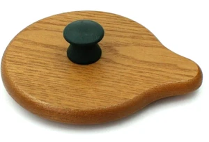 K S LANAM 5" Wooden Lid With Black Wooden Knob For Small Pitchers - Picture 1 of 4