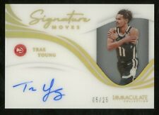2020-21 Immaculate Acetate Signature Moves Trae Young AUTO 5/25 Hawks