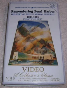 Remembering Pearl Harbor The Story of the USS Arizona Memorial VHS Video WWII - Picture 1 of 2