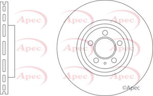 Brake Disc Single Vented fits BMW X1 F48 2.0 Front Right 2015 on 360mm Apec New