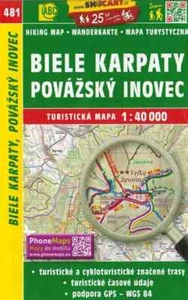 Wanderkarte Weiße Karpaten - Biele Karpaty, Povážský Inovec - Foto 1 di 1