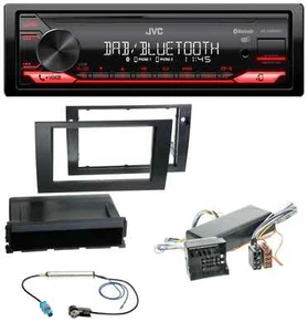 JVC Bluetooth USB DAB MP3 Autoradio für Audi A4 99-01 B5 Symphony Bose Aktivsyst - Bild 1 von 8