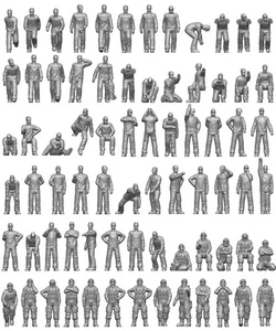 ION Modelos J200-002 1/200 Segunda Guerra Mundial Imperial Japonesa Armada Portaaviones Personal y pilotos - Imagen 1 de 6