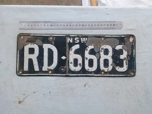 New South Wales Alpha Numeric Number Plate  NSW RD 6683 - Bild 1 von 4
