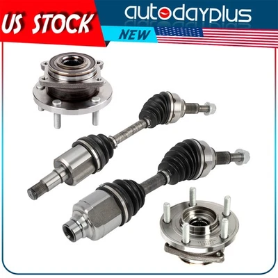 2 X Eje delantero CV eje y buje de cojinete de rueda para Chrysler Sebring 2007 2008-2010 Foto 1 de 4