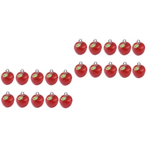 Set of 2 Simulation Apple Jewelry Fashion Pendant Necklace Hanging - Picture 1 of 12