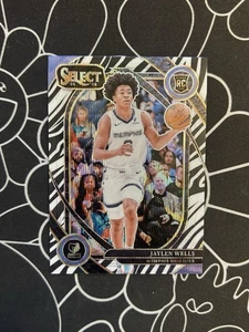 2024-25 Panini Select - Courtside Jaylen Wells #267 Zebra Prizm (RC) - Foto 1 di 2