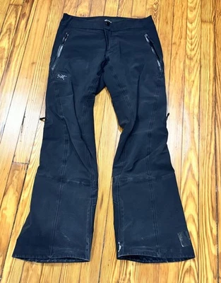 Pantalones Arc’teryx Para Hombres Negros Cassiar Recco Goretex Impermeables Esquí Snowboard 32 Foto 1 de 4