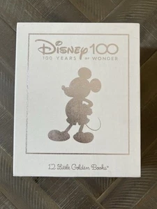 2022 Disney 100 Years of Wonder 12 Little Golden Books Set 1st Ed Books NEW - Foto 1 di 5