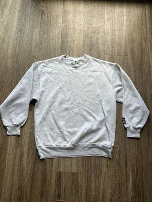 Moletom VINTAGE Starter Cinza Branco FEITO NOS EUA TAMANHO MÉDIO  - Imagem 1 de 4