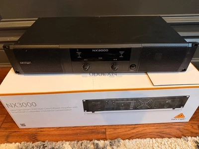 Behringer NX3000 3000W 2-channel Power Amplifier - open box - Image 1 of 2