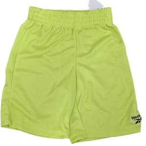 Reebok Boys Neon Lime Green Athletic Sport Shorts Size 5 NWT - Picture 1 of 4