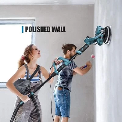 levigatrice telescopica per muri 1100w a giraffa con led 800-2300 Rpm 5 velocita - Immagine 1 di 3