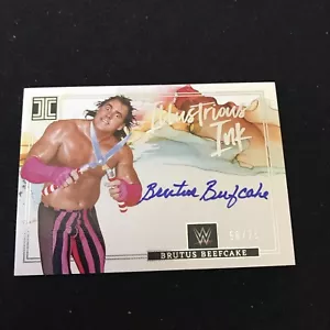 2023 Panini Impeccable WWE Brutus Beefcake Illustrious Ink Autographs Auto 58/75 - Picture 1 of 2