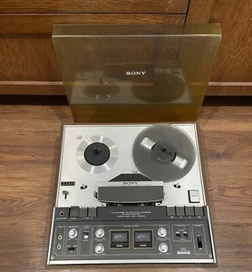 VINTAGE SONY 440TC REEL-TO-REEL RECORDER AND PLAYER with Cover - Picture 1 of 2