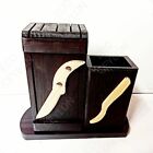 Wooden Knifes And Spoons Holder 100% Eco-Friendly Ceylon Handmade Product Décor