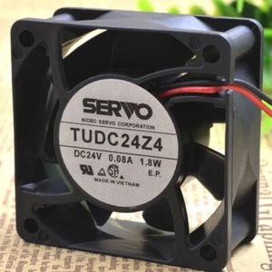 SERVO TUDC24Z4 DC24V 0.08A 1.8W 6025 6cm Chassis Cooling Industrial Fan - Picture 1 of 5