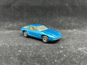 Matchbox Superfast Porsche 928 Lesney England 1979 No. 59 Blue Opening Doors - Picture 1 of 9