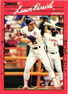 1990 - Donruss --- Lance Parrish -- Card # 213 --- Los Angeles Angels - Picture 1 of 2