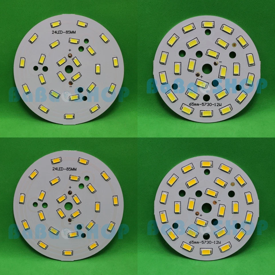 1pc 12W 3000K / 6000K Cold Warm White 5730 LED Lamp Spot Light Bulb 65mm +Driver - Image 1 of 1