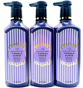 NEW 3 VANILLA CLOUD BATH & BODY WORKS GENTLE GEL HAND SOAP WASH 8 FL OZ SHEA - Picture 1 of 3