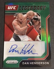 2022 Dan Henderson Panini Prizm UFC Legendary Signatures Auto LS-DHS
