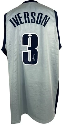 Allen Iverson autographed signed jersey NBA Philadelphia 76ers JSA COA - Image 1 of 4