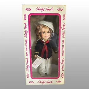 1982 SHIRLEY TEMPLE DOLL "Captain January" 7,5" - Open box...displayed only. - Bild 1 von 5
