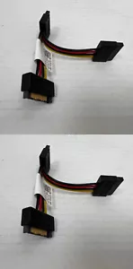 Lot 2 Power Connector Splitter Cable Cord 1 to 2 Split for Dell N701D SATA - Picture 1 of 4