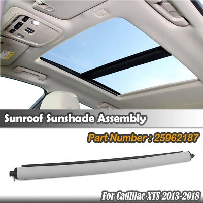 Cubierta de cortina gris para techo corredizo de auto para Cadillac XTS 2013-2018 2016 2017 1 PIEZA Foto 1 de 4