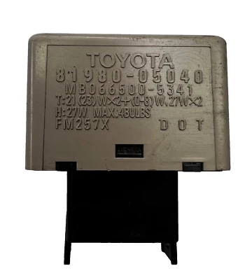 Toyota relay 81980 05040 MB066500 5340 original Denso R12 - Image 1 of 4
