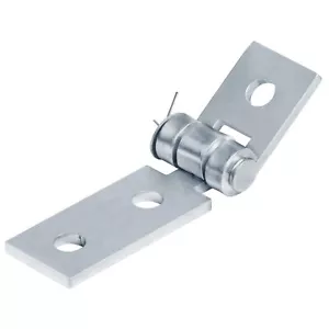 Paquete de 6 bisagras ajustables de 3 orificios de montaje de canal de puntal de 1-5/8" de 7/32" de espesor - Imagen 1 de 4
