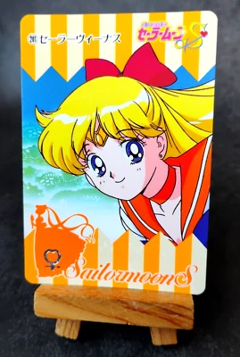 Sailor Venus - 201 - Sailor Moon S - Vintage 1994 Bandai Carddass Card - Image 1 of 4