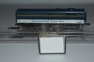 N Scale Life-Like Chesapeake & Ohio FB2 Diesel Locomotive 8009 C50821 - Picture 1 of 3