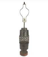 Rare Fantoni Mid Century Brutalist Brass Raymor Lamp Modern Eames Era