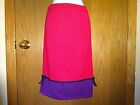 NEW GIRL'S HANNAH ANDERSSON PINK  PURPLE SWEATER SKIRT SIZE 52-64 LBS