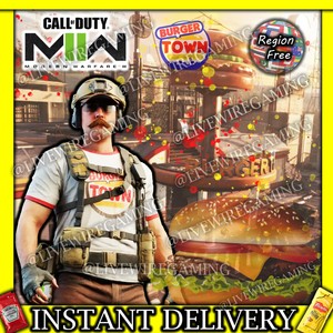 BURGER KING COD: Modern Warfare 2 | Burger Town Operator Skin + 1HR 2XP MW2