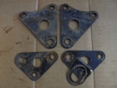 Honda XL250 1972 OEM abrazaderas de silenciador de escape (juego 4) Foto 1 de 2