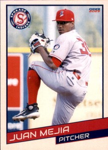2023 Spokane Indians Choice #23 Juan Mejia Dominican Republic DR Baseball Card