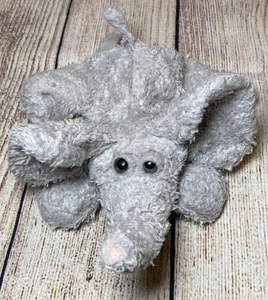 Gray Elephant Plush Floppy Lovey Beanie Soft Toy 7” Stuffed Animal - Picture 1 of 4